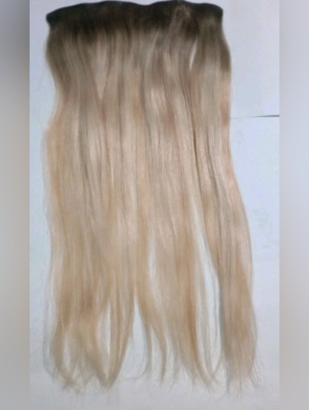Bellami Silk Seam 50g 16" Walnut Brown/ Ash Blonde Volumizing Weft
